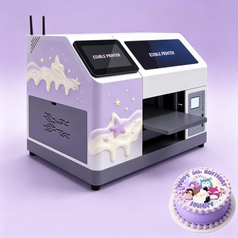 디지털 케이크 프린터 기계 식용 잉크 풀 컬러 이미지  - Commercial Printing & Packaging Pvt Ltd 리뷰 및 가격
