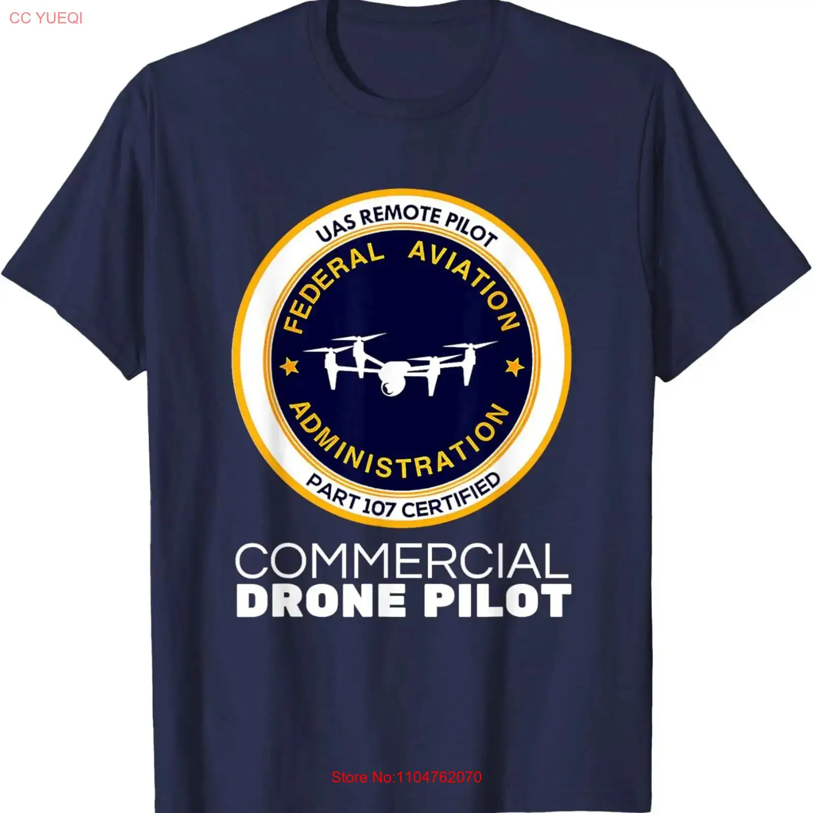 FAA 상업용 드론 파일럿 티셔츠 빈티지 워싱 유니섹스 - Commercial Shirt Printing 리뷰 및 가격