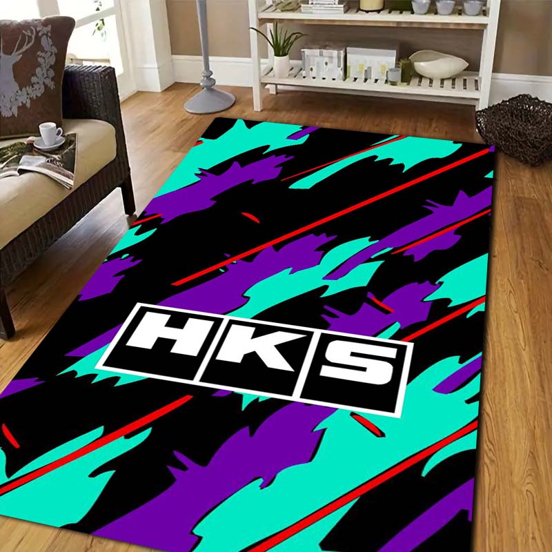3D 레이싱 H-HKS 프린트 러그 논슬립 바닥 카펫  - Commercial Printing Format 리뷰 및 가격