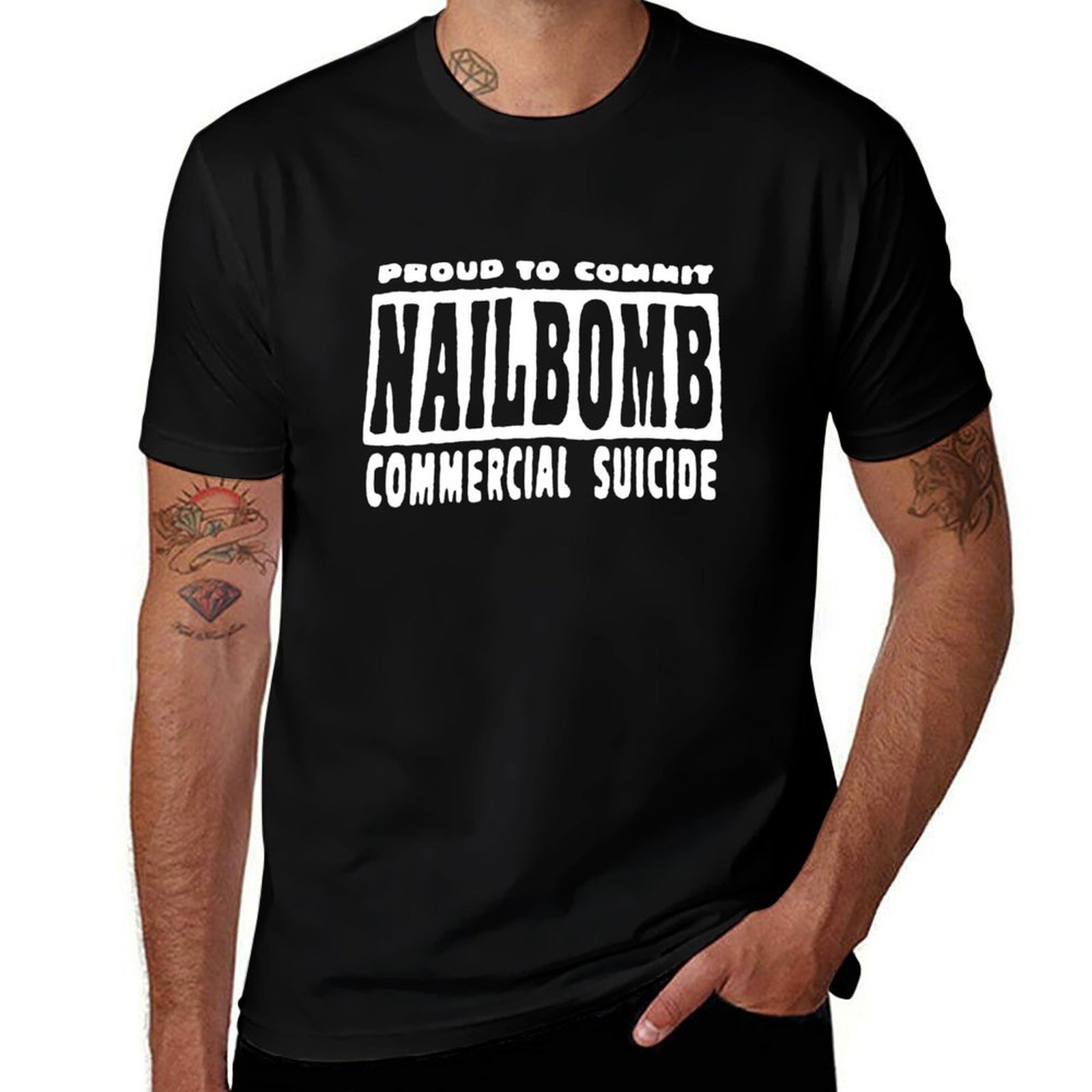 Náílbónm Commercial Suicide 티셔 - Commercial Shirt Printing 리뷰 및 가격